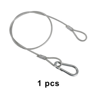 1Pcs 26.4"Steel Wire Safety Security Cable For Stage Light Clamp Par Light