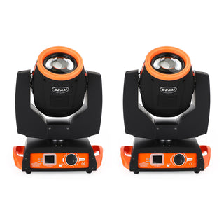 2Pcs 230W 7R Beam Zoom Sharpy 8 Prism DMX Stage Lighting Moving Head Light Disco