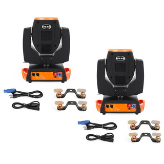 2Pcs 230W 7R Beam Zoom Sharpy 8 Prism DMX Stage Lighting Moving Head Light Disco