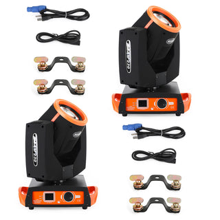 2Pcs 230W 7R Beam Zoom Sharpy 8 Prism DMX Stage Lighting Moving Head Light Disco