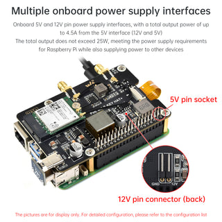Raspberry Pi 5 PCIe to M.2 E Key Supports USB Bluetooth Connection Adapter Board