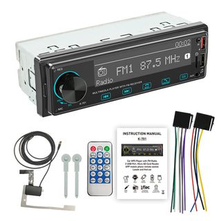 2.5D touch screen 1DIN Bluetooth Stereo Radio FM Car MP3 Player Remote Control