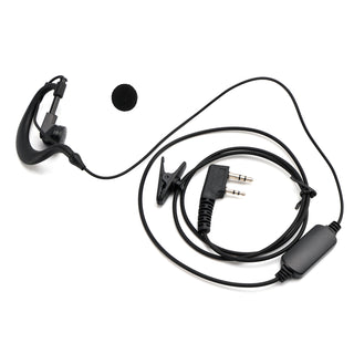 K-031 Pressure Wire Earhook Headset For TK-208 TH-D7 RPU416A KG-UVD1 TG-K4AT