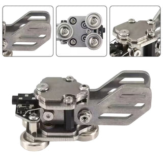 Stainless Steel Double paddle HF Shortwave Automatic Key CW Key Morse Code Key