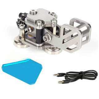 Stainless Steel Double paddle HF Shortwave Automatic Key CW Key Morse Code Key