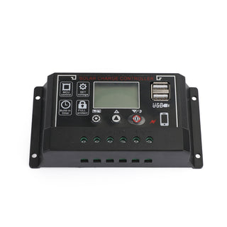 60A Solar Panel Battery Regulator Charge Controller 4-Stage Dual USB 12V/24V