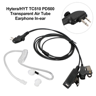 Acoustic Tube PTT Mic Headset Fit for HYT TC-446S TC-500 TC-500S TC-508 TC-510