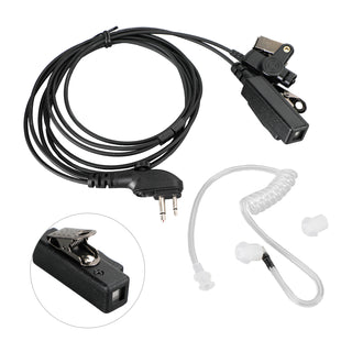 Acoustic Tube PTT Mic Headset Fit for HYT TC-446S TC-500 TC-500S TC-508 TC-510