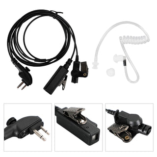 Acoustic Tube PTT Mic Headset Fit for HYT TC-446S TC-500 TC-500S TC-508 TC-510