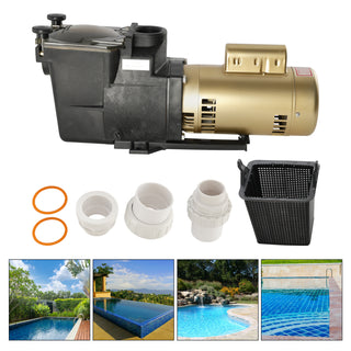 Super Pump Parts W3SP2607X10 230V Pool Pump 1 HP Single Speed Pool Pump
