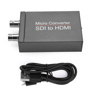 1 port to 2 SDI to HDMI + SDI Mini HD Video Switcher Micro Audio Converter