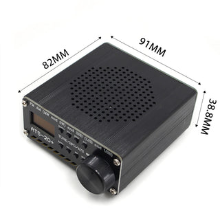 Upgraded ATS-20+ Radio Receiver FM AM (MW & SW) SSB (LSB & USB) With Battery