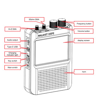 Genuine Authorized Firmware 2.40 Second Generation Malahit-DSP2 Receiver Radio