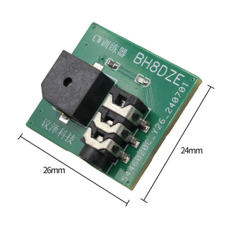 Morse Code Trainer Mini CW Trainer Hand Key Trainer Oscillator Button w Battery