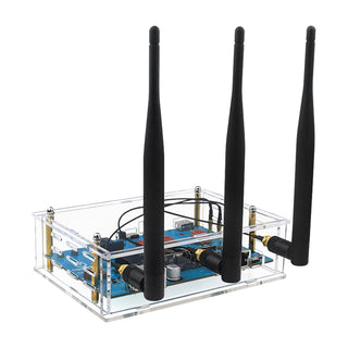 BananaPi Openwrtone Shell Acrylic Transparent Protective Shell External Antenna