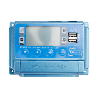 60A MPPT Bluetooth Solar Charge Controller Charger 12V-60V LiFePO4 Battery Blue