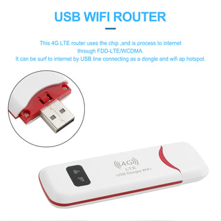 4G LTE Wireless Router 150Mbps LTE FDD Mobile Broadband Modem MiFi Hotspot