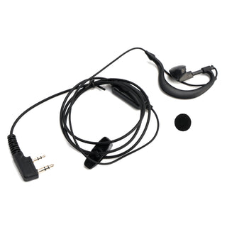 K-031 Pressure Wire Earhook Headset For TK-208 TH-D7 RPU416A KG-UVD1 TG-K4AT