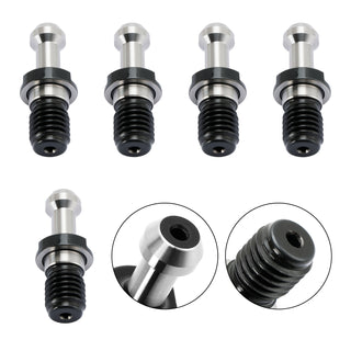 5Pcs CAT40 45° 0.589" Degree Pull Stud Retention Knob Fits HAAS CAT CNC Silver