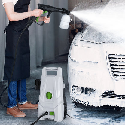 1400W Portable Electric High Pressure Washer 3200PSI Max 1.8GPM Power Washer