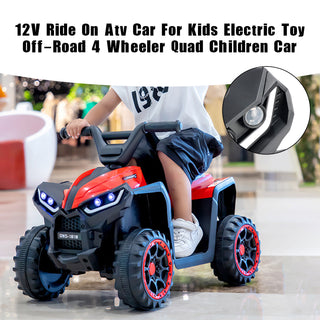 Kids Electric 4 Wheeler Ride-On Toy – 12V Off-Road Quad Vehicle