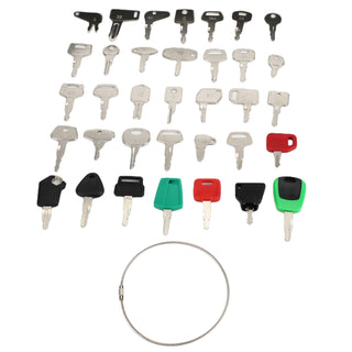 Heavy Construction Equipment Operator 35 Ignition Key Set For Case JD Komatsu