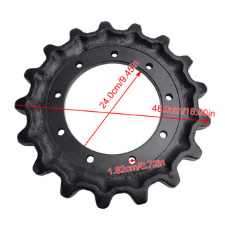 Drive Sprocket For Kubota SVL65-2 SVL75 SVL75-2C SVL75-2 SVL75C V0511-21110