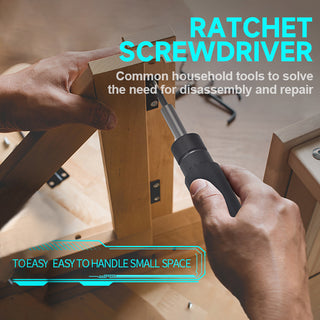 topteng Ratchet Screwdriver Set 50Nm Torque Ideal for Small Electronic Repairs