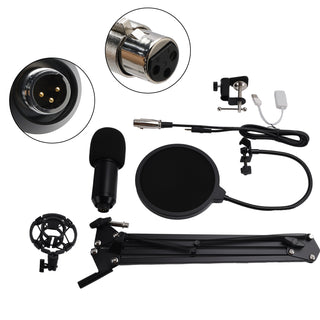 BM800 USB Condenser Microphone for PC Studio Microphone Kit Streaming Gaming