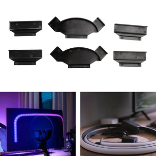 2 Pcs Brackets Set for Philips Hue Play Gradient Light Strip 55/65/75 inch