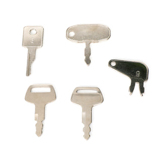 21 Heavy Equipment Construction Ignition Key Set For Cat Komatsu JD Kobelco JCB
