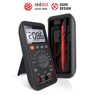 Digital Multimeter Tester - Auto-Ranging for AC/DC Voltage, Current, Resistance, Continuity