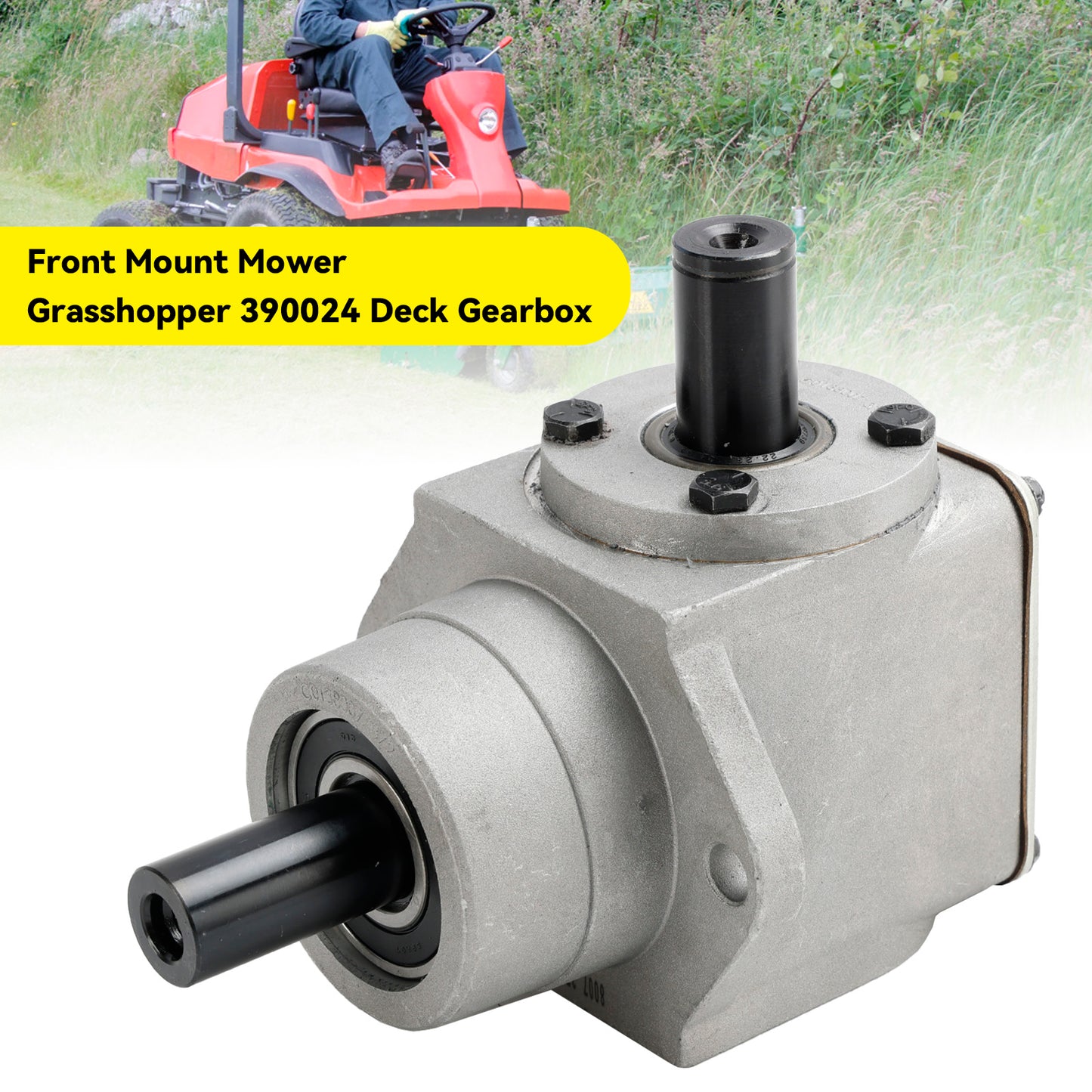 390024 Deck Gearbox For Grasshopper Right Angle CCW Front Mount Mower