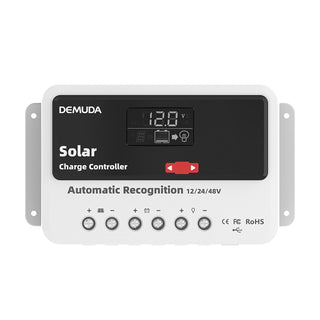 12V24V48V 10A-60A PWM Solar Controller Automatic Solar Controller Iron Phosphate