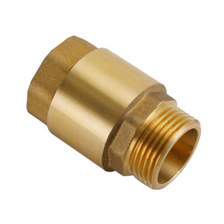 Brass Check Valve G1" 64x41mm Male Female Thread Non-Return Backflow Prevention