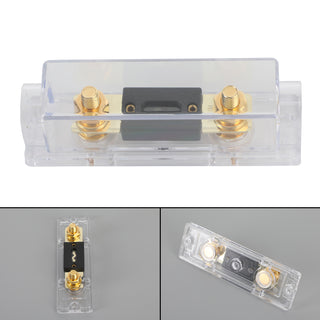 1 in 1 Out ANL Transparent Fuse Holder w/Multi-A Fuse Piece Car Audio Fuse Block