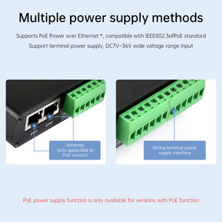 Industrial Isolated Serial Port Module Serial Port Server Eight-Way RS485 to RJ45
