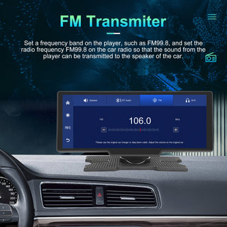 10.26inch HD Car Display CarPlay Car Navigation all-in-one Machine 12 LED Camera