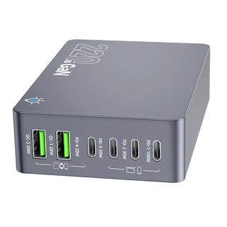 F8A Desktop Charging Station USB 6-Port Fast Charger PD100W Smart Charger US