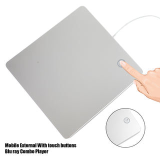 Type-C External  Drive BD DVD  Combo Player Reader With Touch Buttons