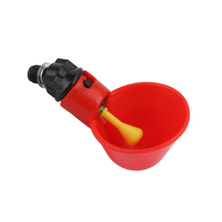 20Pack Poultry Water Drinking Cups Chicken Hen Plastic Automatic Drinker Quail