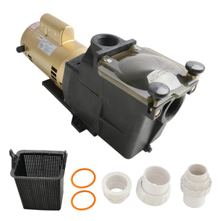 Super Pump Parts W3SP2607X10 230V Pool Pump 1 HP Single Speed Pool Pump