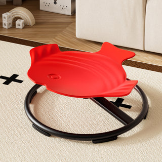 Sit + Spin 360¡ãSensory Spinning Seat Swivel Toy Kids Fish Wobble Chair Stool