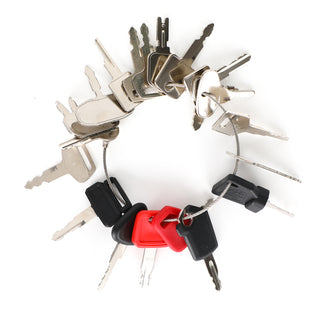 21 Heavy Equipment Construction Ignition Key Set For Cat Komatsu JD Kobelco JCB