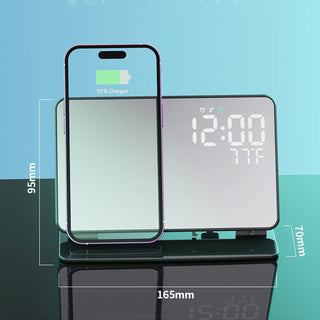 15W 6-in-1 Wireless Charging Station Charger Clock for Apple 17 16 15 14 Airpods