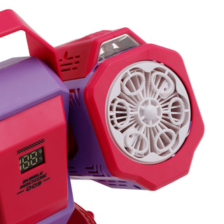 Rechargeable Bubble Machine With Light 360°Rotation Remote Control Outdoor Event