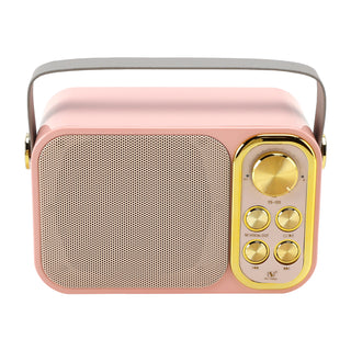 Mini Wireless Bluetooth Speaker 10W Power Home Dual Microphone Speaker Karaoke