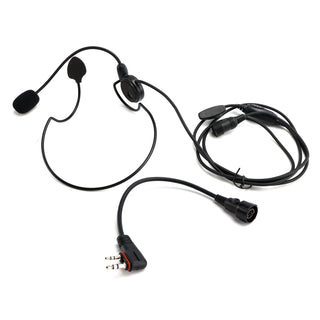 616-C2 Rear-Mounted Tactical Earhook Headset A24 Adapter Cable For A25CE A25N