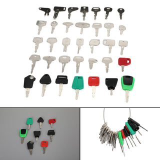 Heavy Construction Equipment Operator 35 Ignition Key Set For Case JD Komatsu