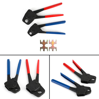 2 Pex Crimper 1/2" And 3/4" Plumbing Crimping Gonogo Set Angle Gauge Tools ComboF
